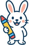 Bunny color logo